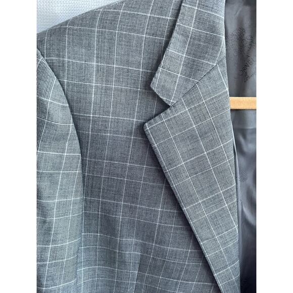 Corneliani Super 120's extra fine merinos wool blazer jacket 52 R - Picture 2 of 4